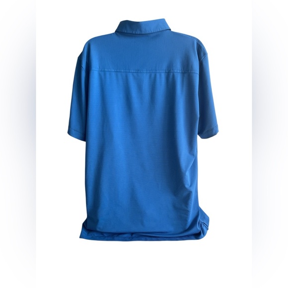 Men’s Vineyard Vines Short Sleeve Blue Stripe Golf Casual Polo Size Large - Picture 2 of 6